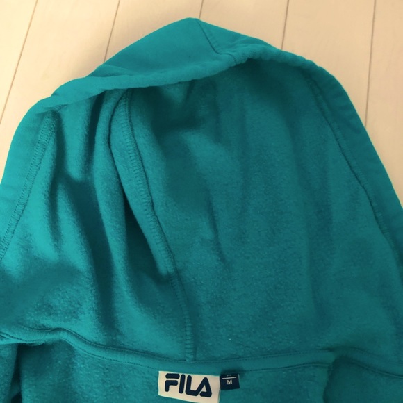 Women’s blue Fila sweater with hood - Picture 4 of 6